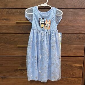 Bluey Kids Costume Dress - Blue